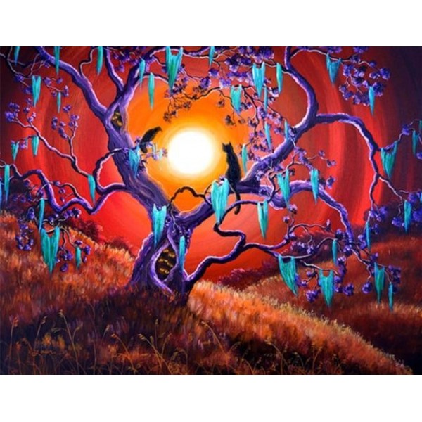 Animals Colorful Flowers Trees & Cats Painting Kits