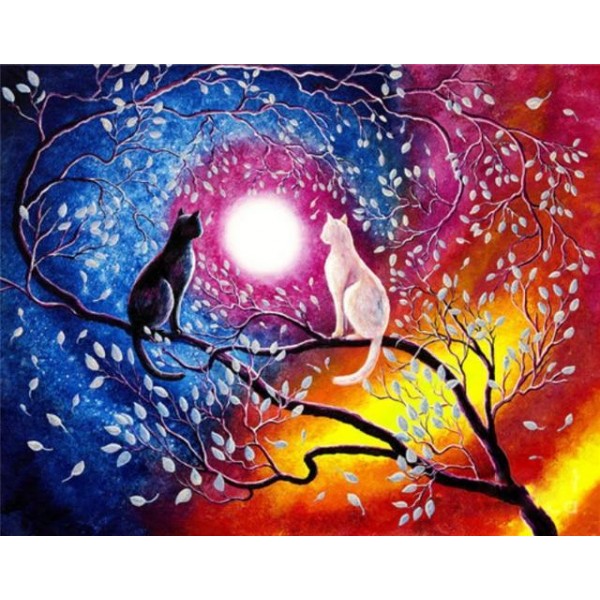 Animals Colorful Flowers Trees & Cats Painting Kits