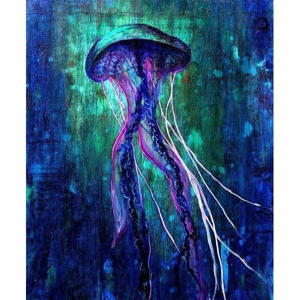 Animals Fish Jellyfish Diy Diamond Art Kit