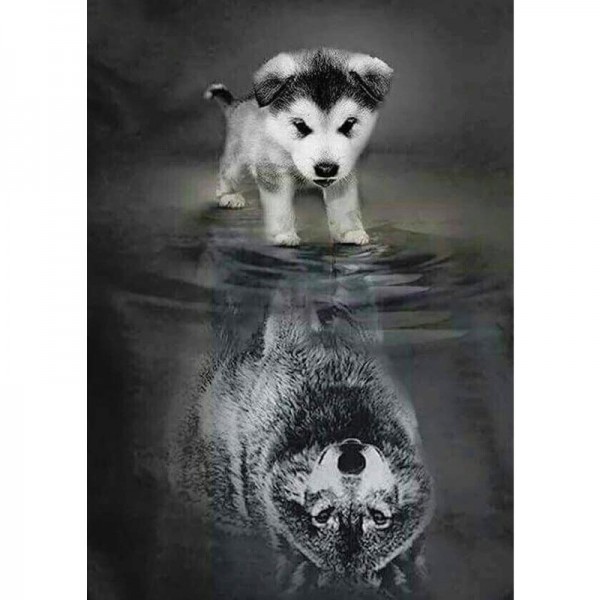Animals Dog And Wolf Diamond Painting Usa Shipping