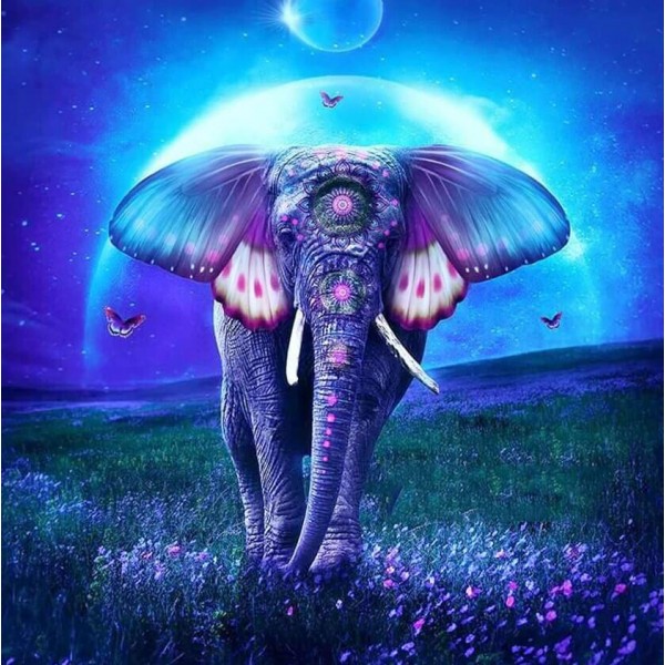 Animals Beautiful Elephant Diamond Painting Kit