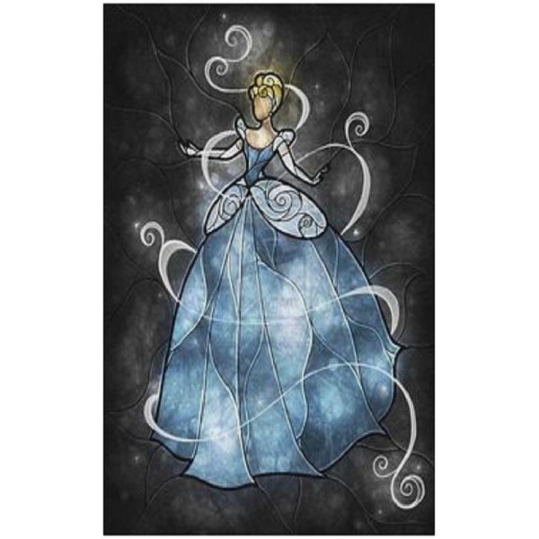 Disney Girl Stained Glass Dancing Cinderella Painting Kit On Sale