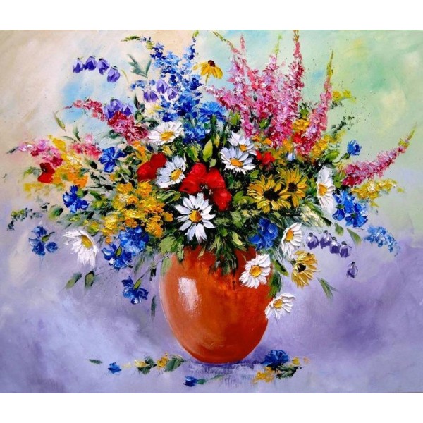 Colorful Flowers Diamond Art Kit