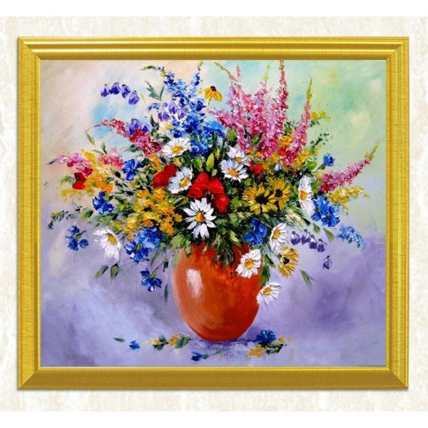Colorful Flowers Diamond Art Kit