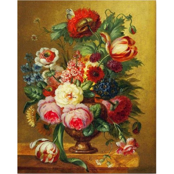 Colorful Eatables & Drinks Gorgeous Flowers Collection Painting Kits Roses