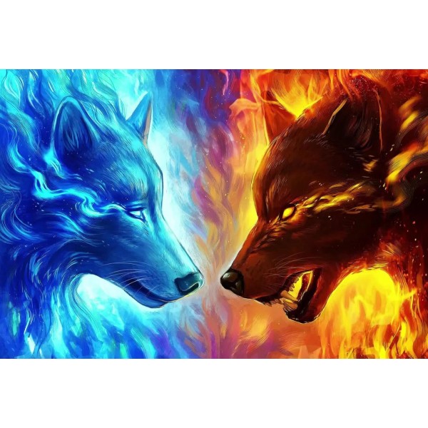 Animals Wolves Diamond Art