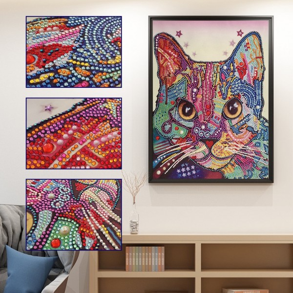 Artistic Cat – Special Diamond Painting