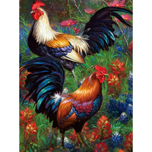 Animal Hear The Cock Crowing And See The Rising Diamond Art