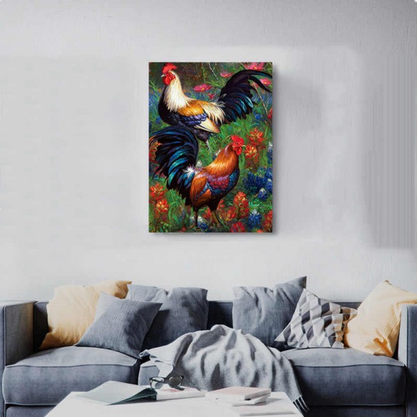 Animal Hear The Cock Crowing And See The Rising Diamond Art