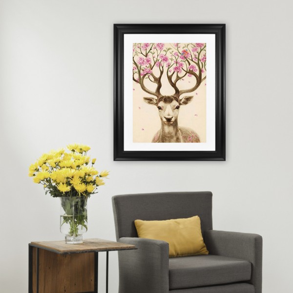 Animal Gentle Sika Deer Diamond Art