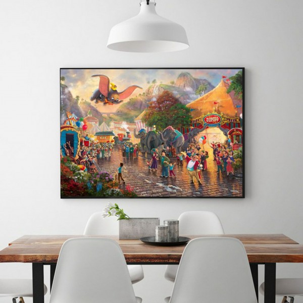 Animal Flying Elephants In The Animal World Diamond Art