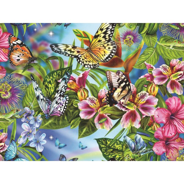 Animal Floral Scent Attracts Butterflies Diamond Art
