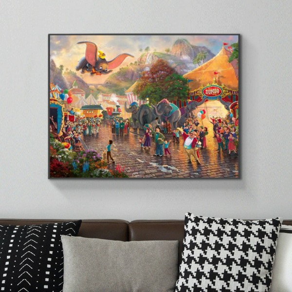 Animal Flying Elephants In The Animal World Diamond Art