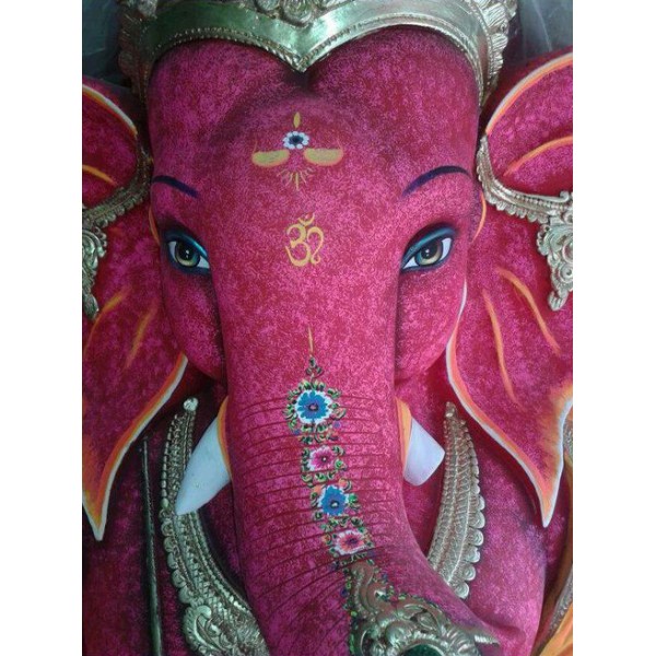 Animal Pink Elephant Diamond Art