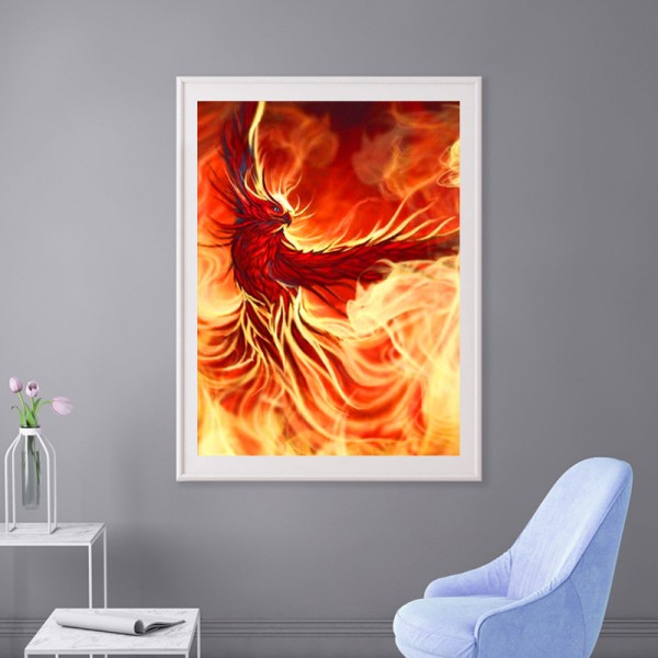 Animal Phoenix Rises Into The Sky Diamond Art