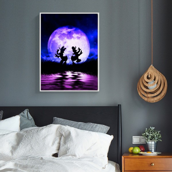 Variety Two Ducks Dancing Diamond Art