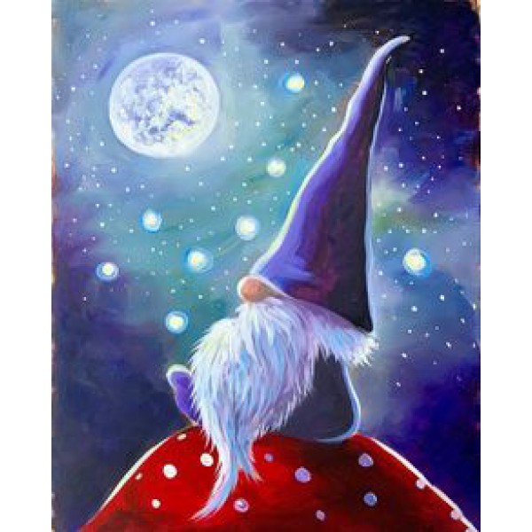 Variety The Old Man Looking At The Moon Diamond Art