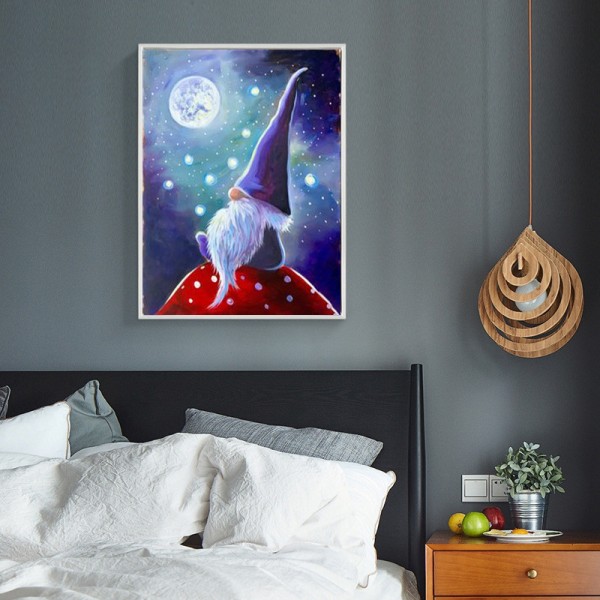 Variety The Old Man Looking At The Moon Diamond Art