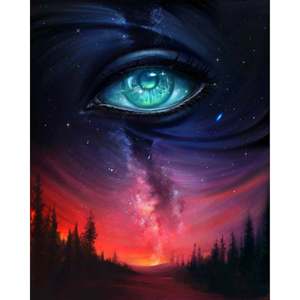 Variety Starry Universe Eye Diamond Art
