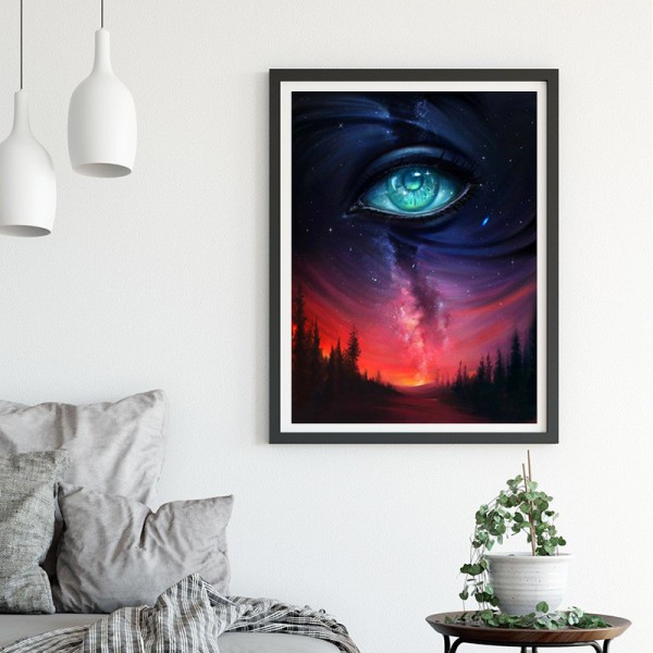 Variety Starry Universe Eye Diamond Art
