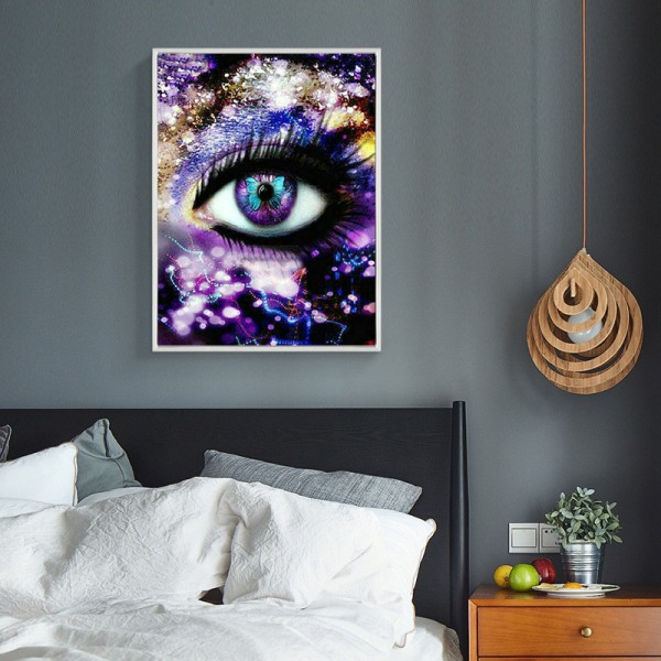 Variety Purple Butterfly Eyeball Diamond Art