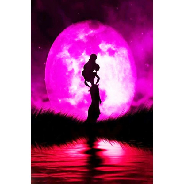 Variety Fuchsia Moonlight Bath Diamond Art