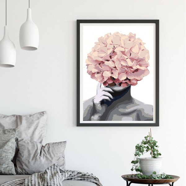 Variety Face Full Of Flowers Diamond Art