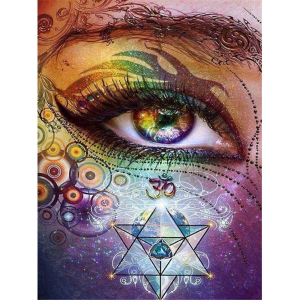 Variety Colorful Eyes Of Soul Diamond Art