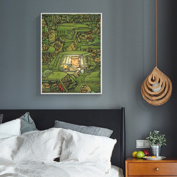 Variety Congested City Street Diamond Art