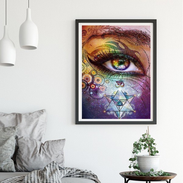 Variety Colorful Eyes Of Soul Diamond Art