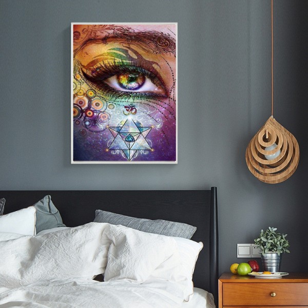 Variety Colorful Eyes Of Soul Diamond Art