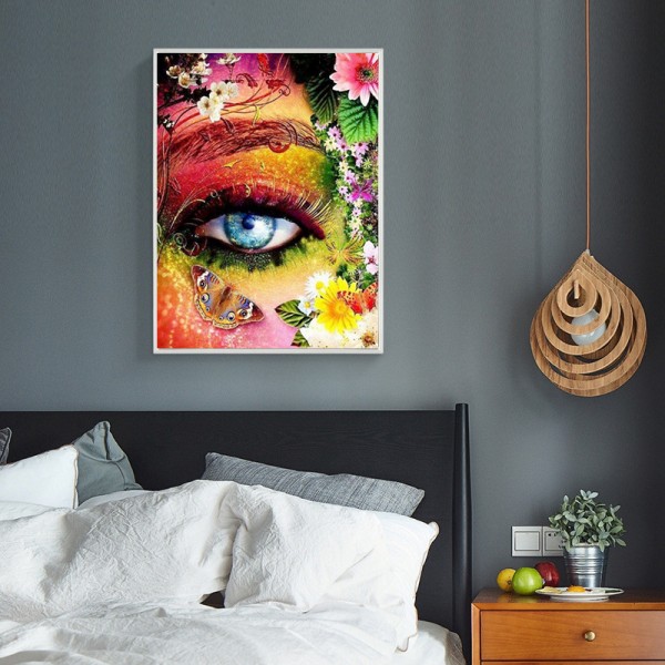 Variety Colorful Butterfly Eyes Diamond Art