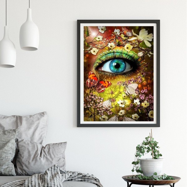 Variety Butterfly Eye Of Hundred Flowers Diamond Art