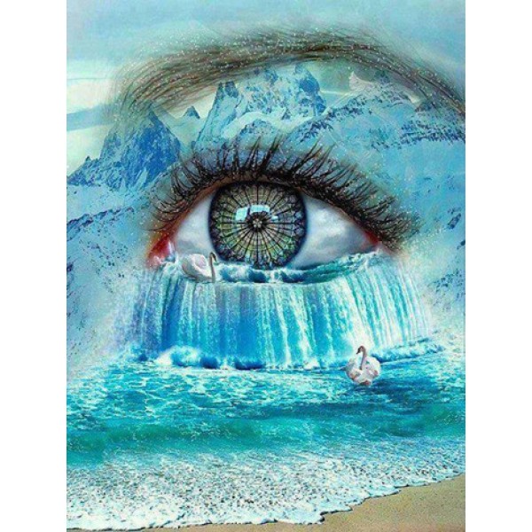 Variety Blue Tears Waterfall Diamond Art