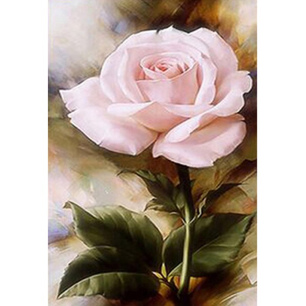 Variety Blooming Pink Roses Diamond Art