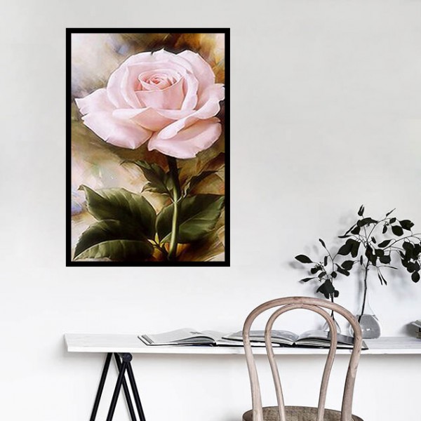 Variety Blooming Pink Roses Diamond Art