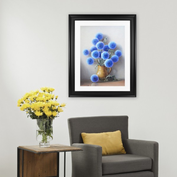 Variety Blooming Blue Dandelion Diamond Art