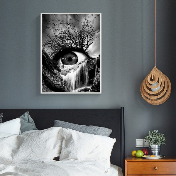 Variety Black And White Tears Waterfall Diamond Art