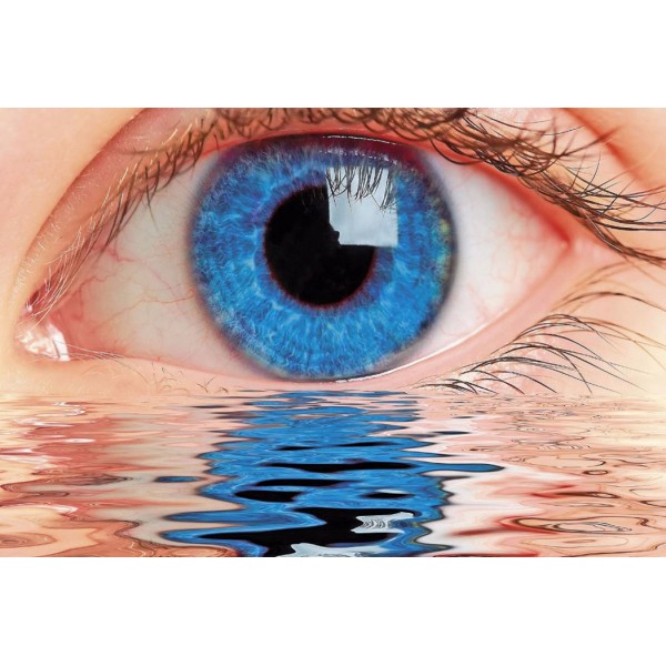Scenes Reflection Of Blue Eyes Diamond Art
