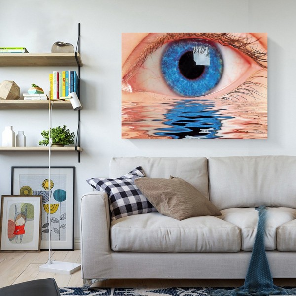 Scenes Reflection Of Blue Eyes Diamond Art
