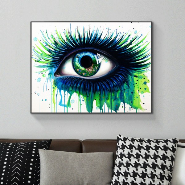 Scenes Peacock Locked In Eyes Diamond Art