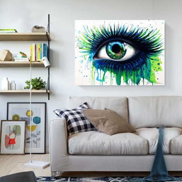 Scenes Peacock Locked In Eyes Diamond Art
