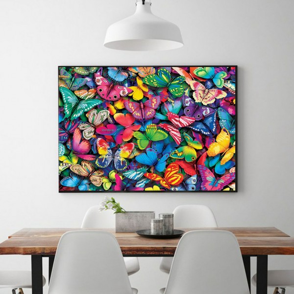 Scenes Full Of Colorful Butterflies Diamond Art