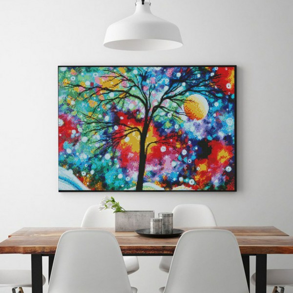 Scenes Fruit Tree Full Of Fruits Diamond Art