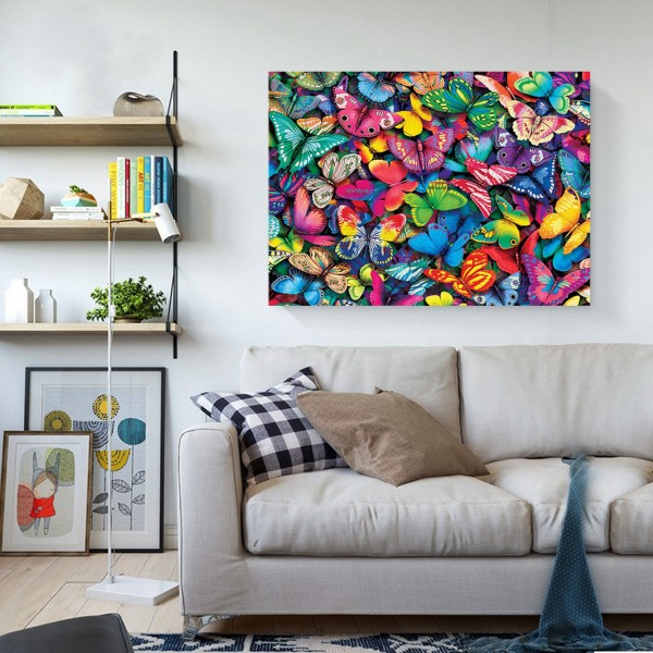 Scenes Full Of Colorful Butterflies Diamond Art