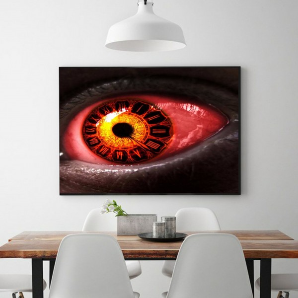Scenes Angry Fiery Pupil Diamond Art