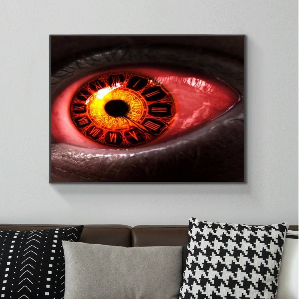 Scenes Angry Fiery Pupil Diamond Art