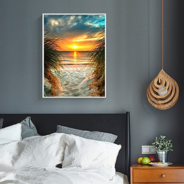 Scene Sunset Beach Diamond Art
