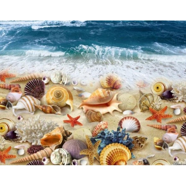 Sea & Rivers Shells Diamond Art Kit