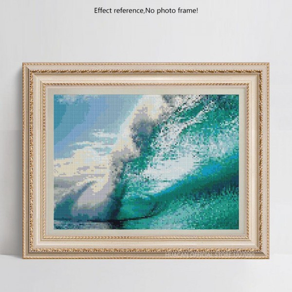 Sea & Rivers Big Ocean Wave Diamond Painting Square Diamonds